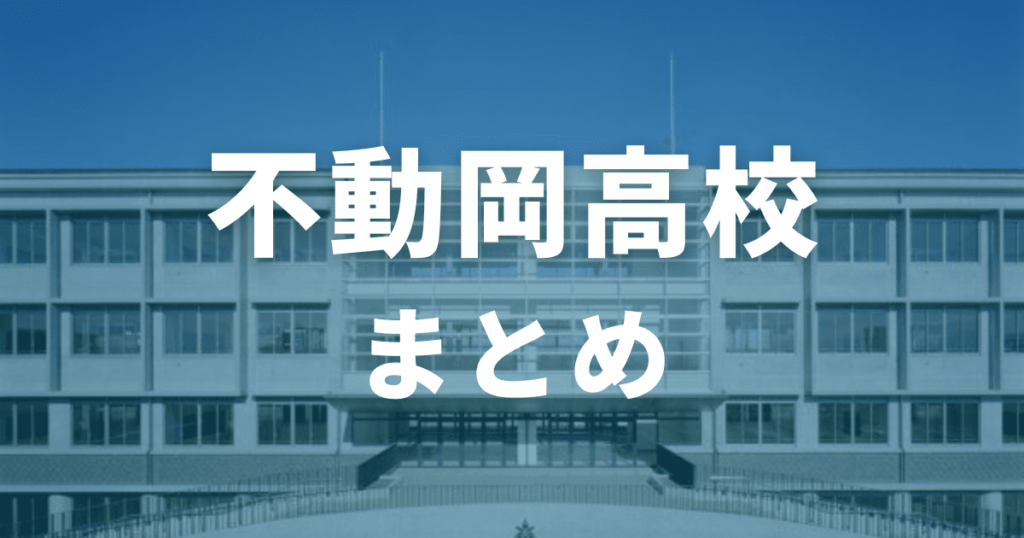 不動岡高校の偏差値は64