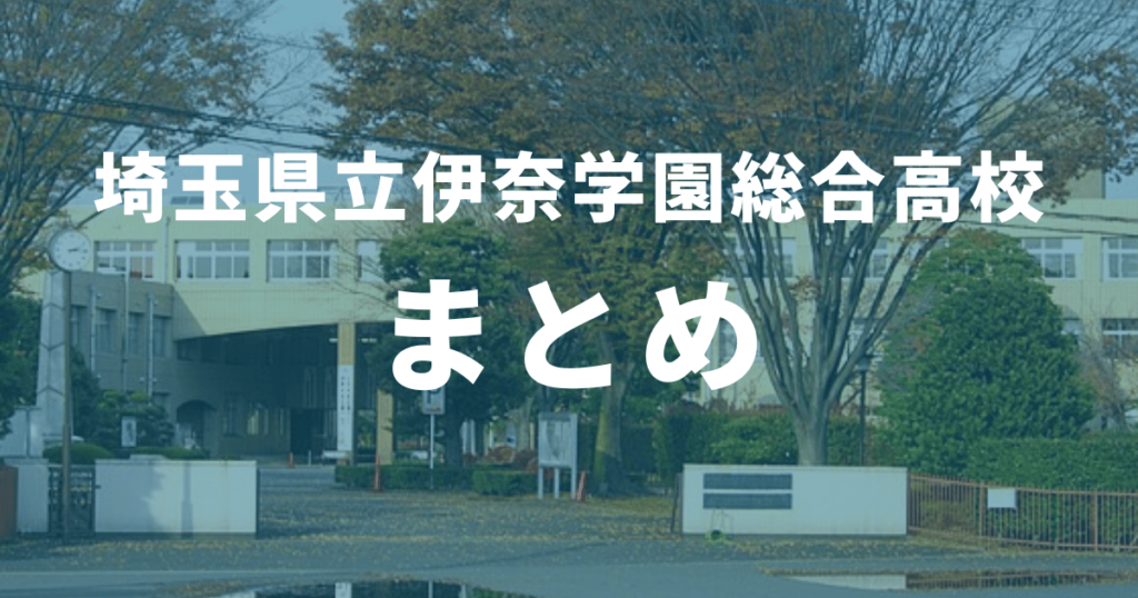 伊奈学園総合高校の北辰偏差値は？学系・ハウス制についてもまとめて解説！