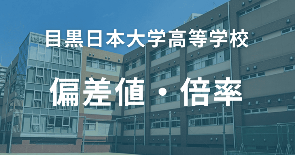 目黒日本大学高等学校の偏差値・倍率